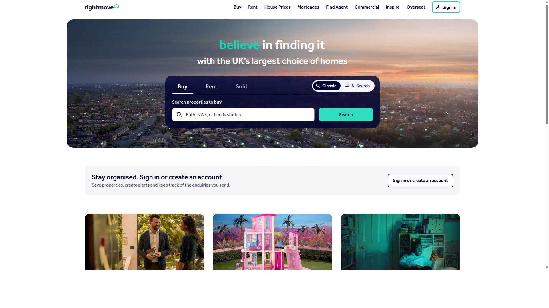 Rightmove website